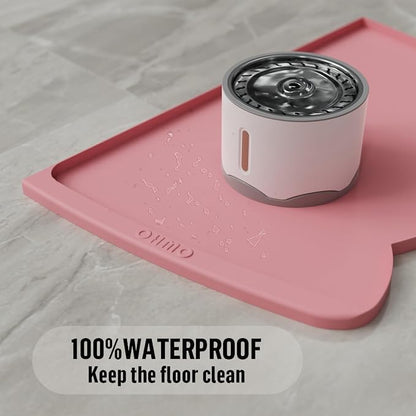 OHMO Dog Food Mat w/Residue Collection Pocket Silicone Pet Feeding Mat - Image 6