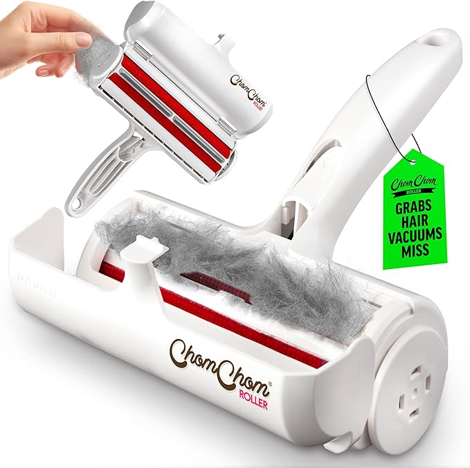ChomChom Roller Pet Hair Remover – Original Size Reusable Lint Roller by ChomChomRoller