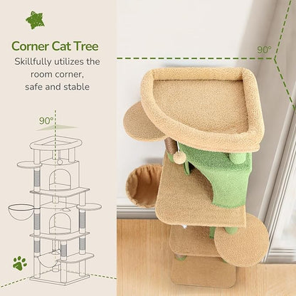 Globlazer Cactus Corner Cat Tree Tower - Image 2