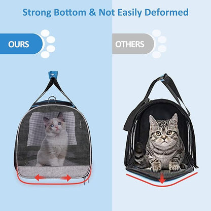 BurgeonNest Cat Carriers for Small Cats Under 15, Medium Puppy Under 25 lbs - Image 5