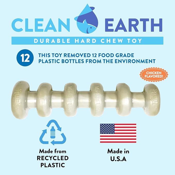 Spunky Pup Clean Earth Recycled Stick | Made in USA | Made from 100% Recycled - Image 2