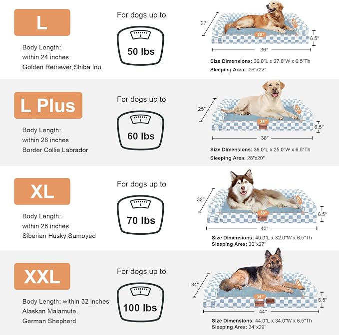 Large Dog Bed Orthopedic Washable: Beds Bolster XXL Bed Big XLarge Dogs Egg - Image 7
