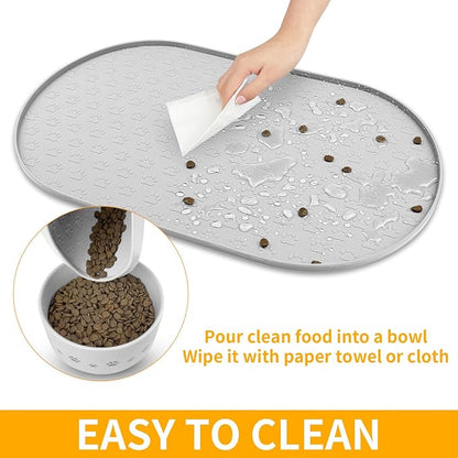 KPWACD Dog Food Mat Anti-Slip Bowl Mats - Image 6