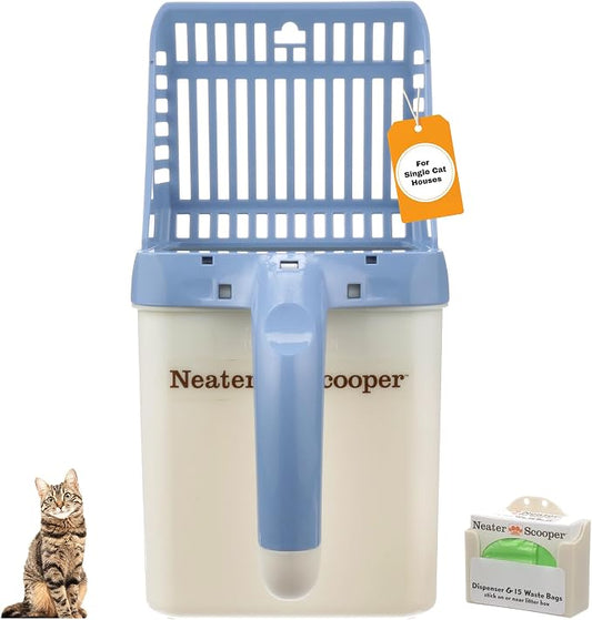 Neater Pet Brands Neater Scooper Standard Cat Litter Scoop, 15 Refill Bags – by NeaterPetBrands