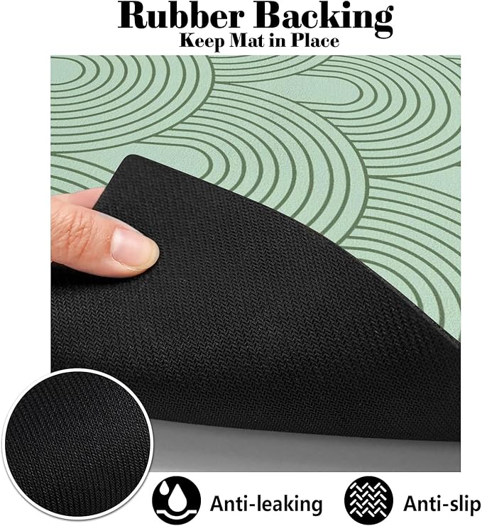 Dog Food Mats for Floors Absorbent, Pet Cat Food Mat - Image 5