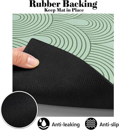 Dog Food Mats for Floors Absorbent, Pet Cat Food Mat - Image 5