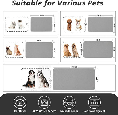 Dog Food Mat - Absorbent Cat Mat - Image 4