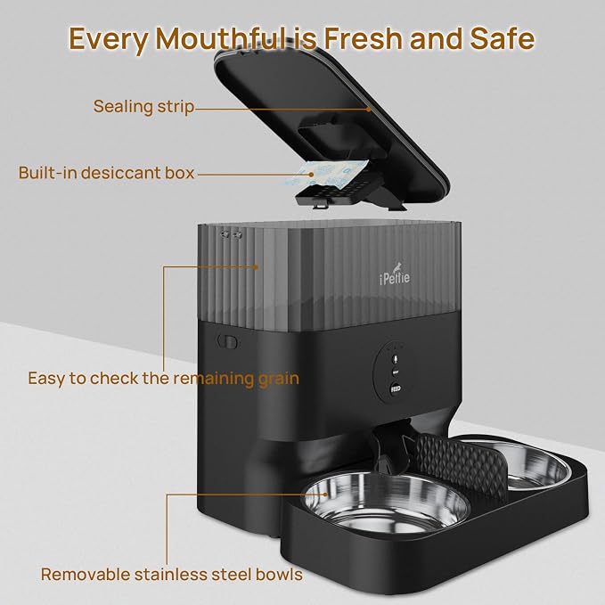 iPettie Automatic WiFi Pet Feeder - Image 6
