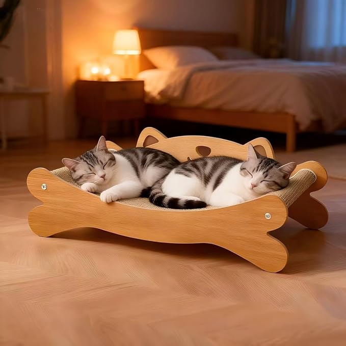 Cat Scratcher Bed for Indoor Cats Hammock for Scratch Pad Cat Scratching Post - Image 7