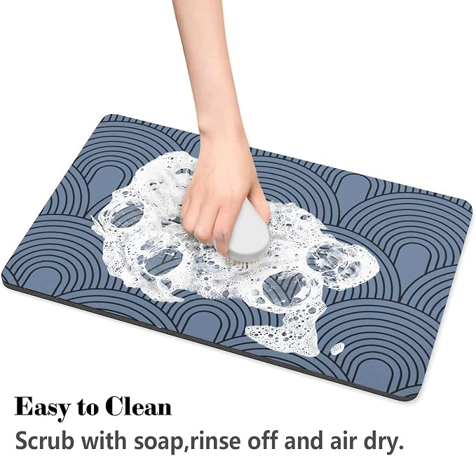 Dog Food Mats for Floors Absorbent, Pet Cat Food Mat - Image 7