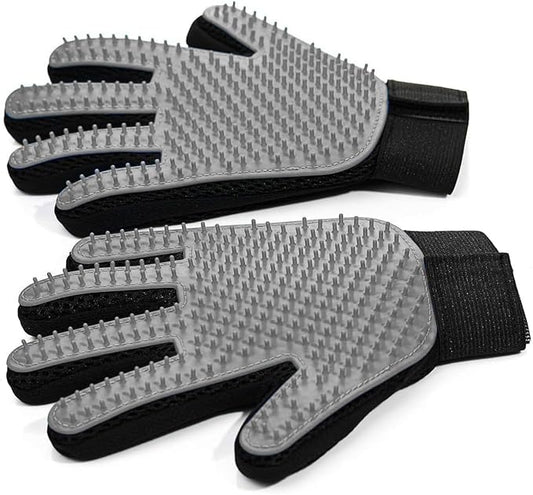 Pet Hair Removal Glove for Dogs & Cats, Bathing and Washing, Safe for by NVNAN