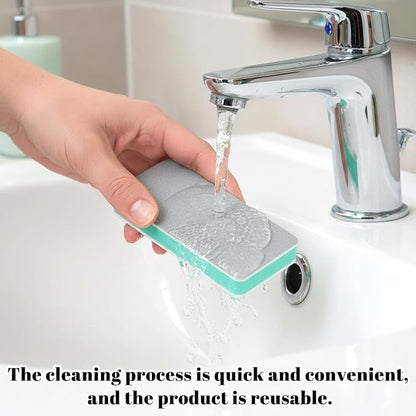 4 PCS Fish Tank Cleaning Tools, Aquarium Glass Cleaner Sponge Double Sided - Image 7