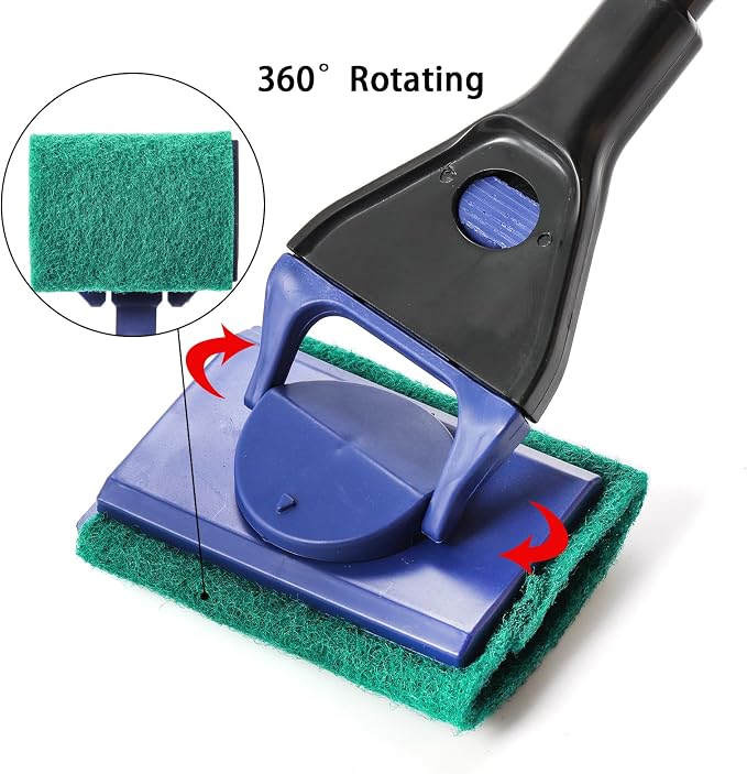 TOPZEA Aquarium Cleaning Tool Kit, 5 in 1 Fish Tank Cleaner Tools Set Including - Image 4