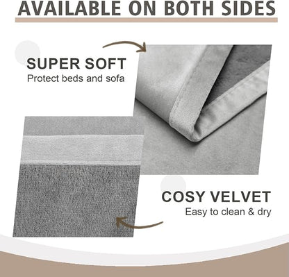 Ameritex Pet Bed Blanket Reversible 100% Waterproof Velvet Super Soft - Image 4