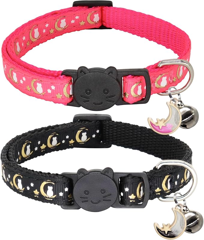 2 Pack Breakaway Cat Collar by Giecooh