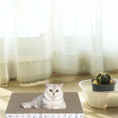 PatiencET Cat Scratcher Cardboard 5 PCS Cat Scratch Pad Reversible Scratcher - Image 6
