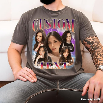 NAZENTI Custom Bootleg Rap Tee, Custom T-Shirts - Image 2