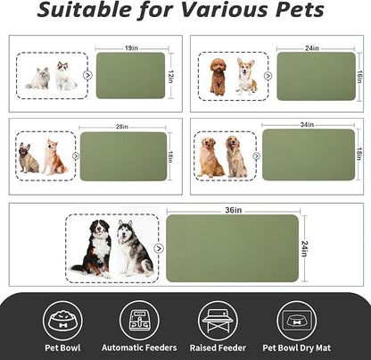 Dog Food Mat - Absorbent Cat Mat - Image 4