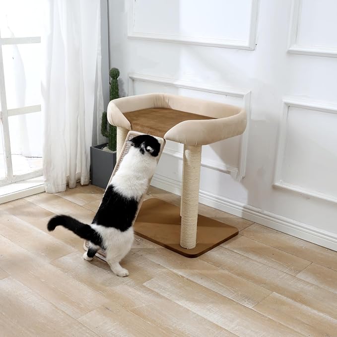 SHENGOCASE Modern Cat Tree Tower, Extra Large Platform Couch Sofa Bed - Image 8