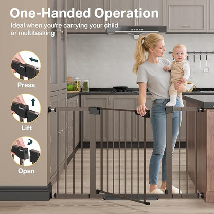 Cumbor 29.7"–51.5" Extra Wide Baby Gate - Image 8
