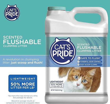 Cat's Pride Lightweight Clumping Litter: Flushable - Image 2