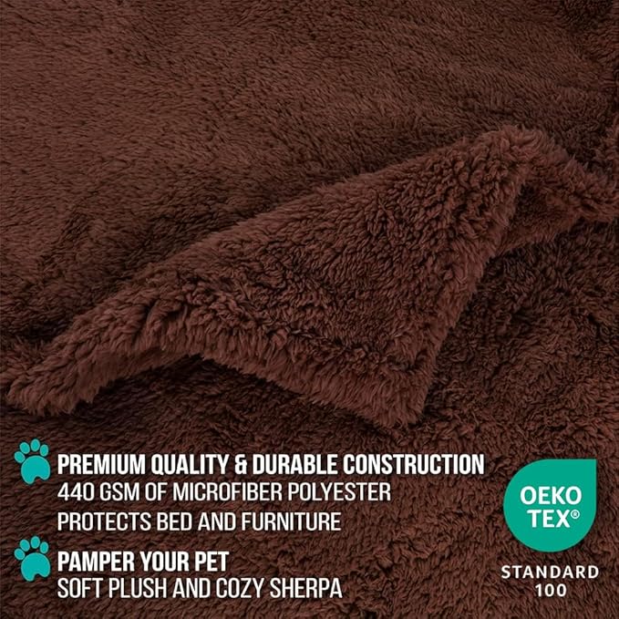 PetAmi Fluffy Waterproof Dog Blanket - Image 4