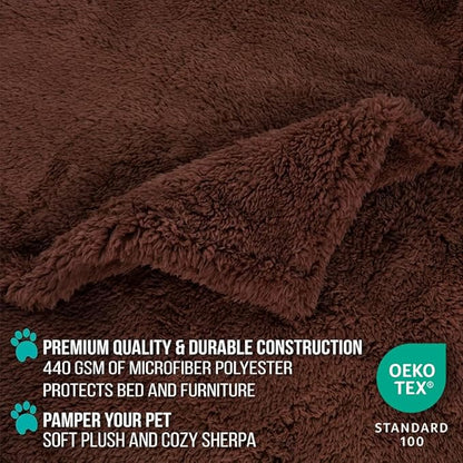 PetAmi Fluffy Waterproof Dog Blanket - Image 4