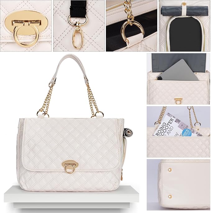 Fashion Pet Carrier Dogs Cat Small Animals Purse Bag, Leather Pet Carriers Dog - Image 5