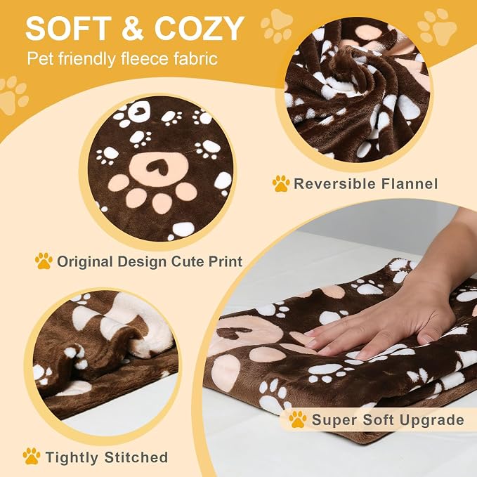 Dog Blanket, Soft Fleece Dog Blankets - Image 3