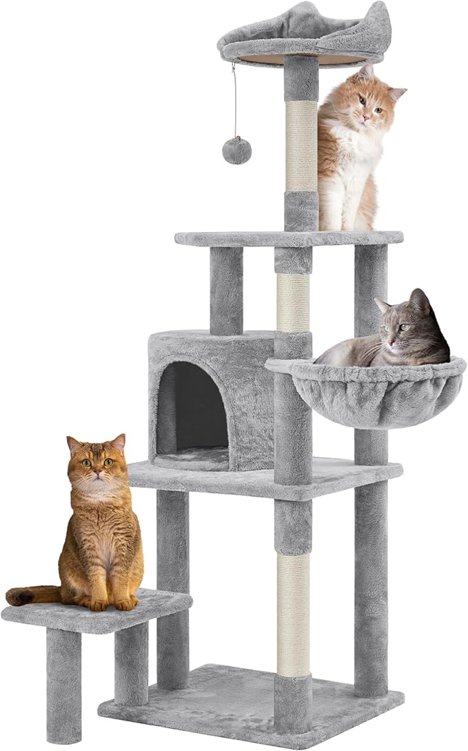 Yaheetech 57in Multi-Level Cat Tree Tower by Yaheetech