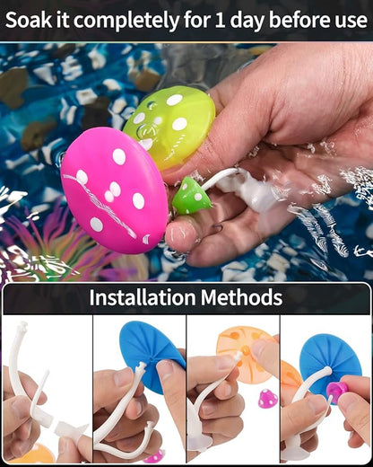Uniclife Betta Mushroom Hammock Soft Aquarium Rest Bed Fish Breeding Playing Pad - Image 7