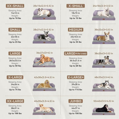 Orthopedic Large Dog Bed Washable, Dog Beds - Image 2