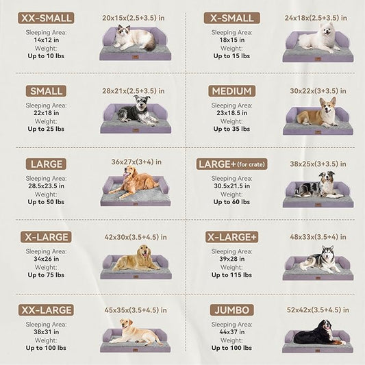 Orthopedic Large Dog Bed Washable, Dog Beds - Image 2