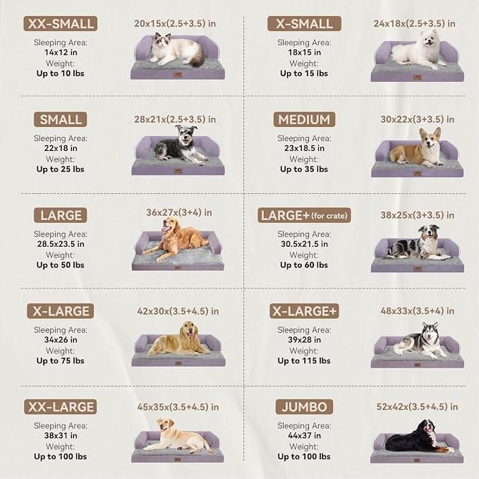 Orthopedic Large Dog Bed Washable, Orthopedic Dogs Bed - Image 3