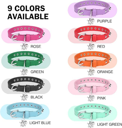 Leather Cat Collars for Boy Girl Cats - Image 7