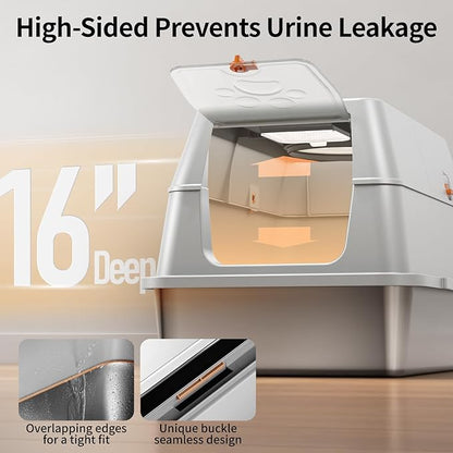 Stainless Steel Cat Litter Box - Image 6