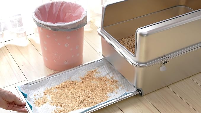 8" Sifting Pull-Out Cat Litter Box - Image 5