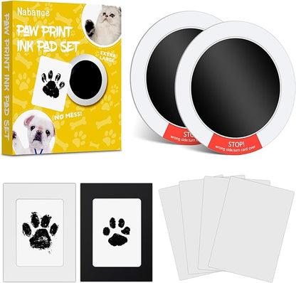 Nabance Inkless Paw Print Kit for Dogs, Cats by WelcometoNabance