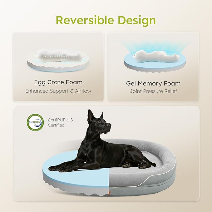 XXL Orthopedic Dog Bed, 53 in. Dog Bed - Image 3