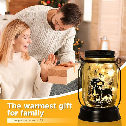 Dachshund Gifts for Women/Men Dachshund Solar Lanterns Mom Birthday Wiener Dog - Image 6