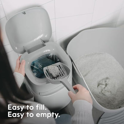 Litter Genie Easy Roll Cat Litter Disposal Pail | Odour Control, Refill Bags & - Image 5