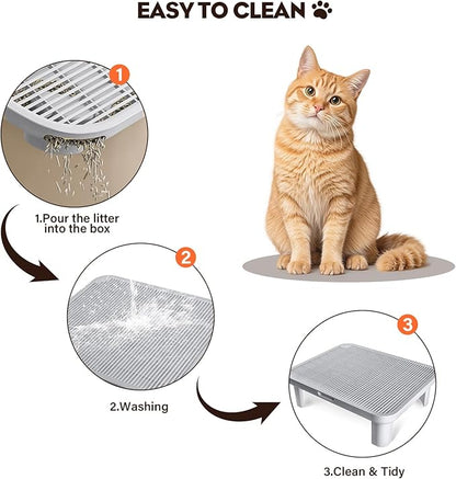 Adjustable Cat Step Ramp, Double Layer Litter Box Step - Image 6