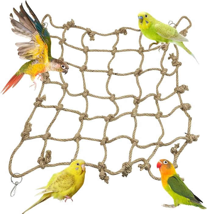 Tfwadmx Natural Bird Rope Net, Large Size by Tfwadmx