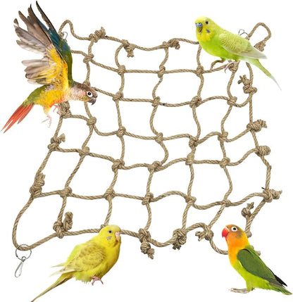 Tfwadmx Natural Bird Rope Net, Large Size by Tfwadmx