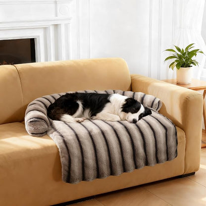 Large Dog Couch Bed, Fluffy Washable Couch Protector - Image 7