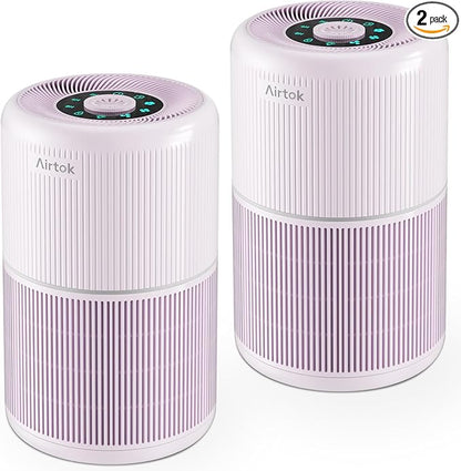 2 Pack Air Purifier for Home Bedroom by AIRTOK