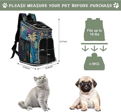 BAGLHER Cat Backpack Carrier, Mesh Pet Cat Carrier - Image 2