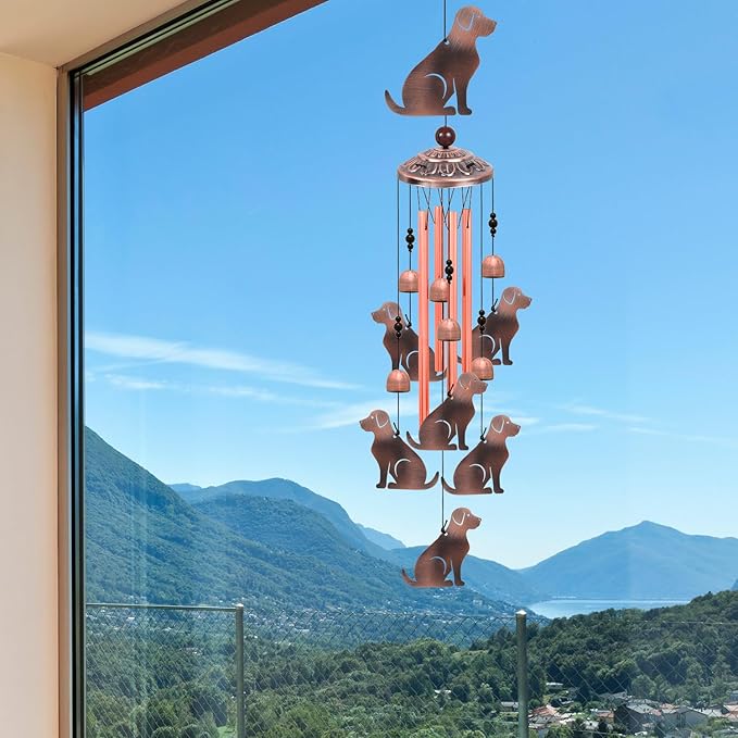 Outdoor Dog Wind Chimes, Gifts for Mom & Grandma & Family, Music Wind Catcher - Image 8