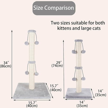 Dimaka 34'' Cat Scratching Post, Cat Scratching Post, Cat Scratcher - Image 3