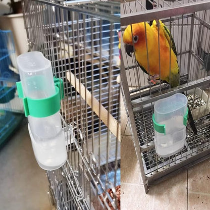 Automatic Bird Water Dispenser Parrot Water Feeder Bird Seed Food Container - Image 9